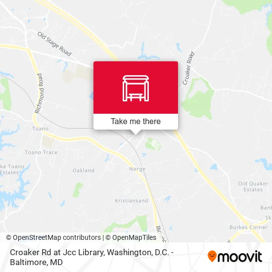 Croaker Rd at Jcc Library map