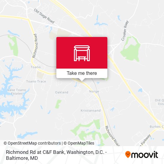 Mapa de Richmond Rd at C&F Bank