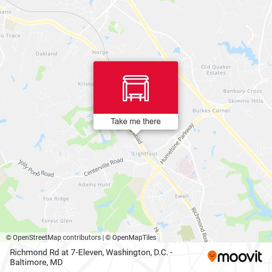 Richmond Rd at 7-Eleven map