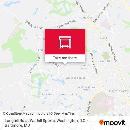 Mapa de Longhill Rd at Warhill Sports