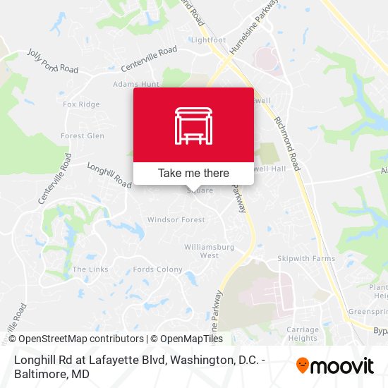 Longhill Rd at Lafayette Blvd map