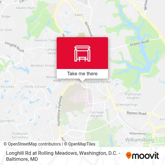 Longhill Rd at Rolling Meadows map