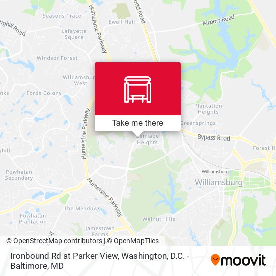 Mapa de Ironbound Rd at Parker View