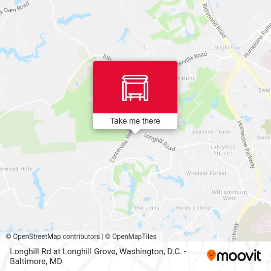 Longhill Rd at Longhill Grove map