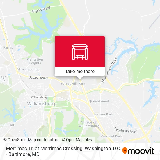 Merrimac Trl at Merrimac Crossing map