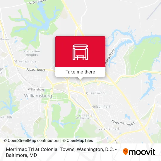 Merrimac Trl at Colonial Towne map