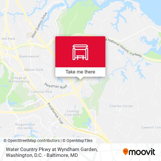 Water Country Pkwy at Wyndham Garden map