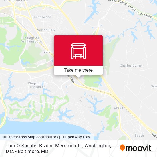 Mapa de Tam-O-Shanter Blvd at Merrimac Trl