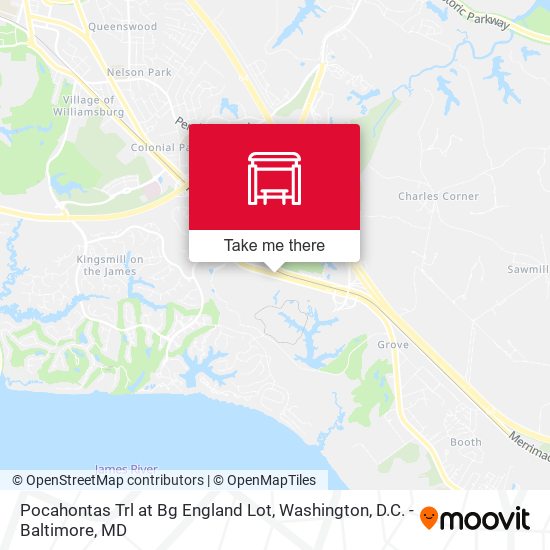 Mapa de Pocahontas Trl at Bg England Lot