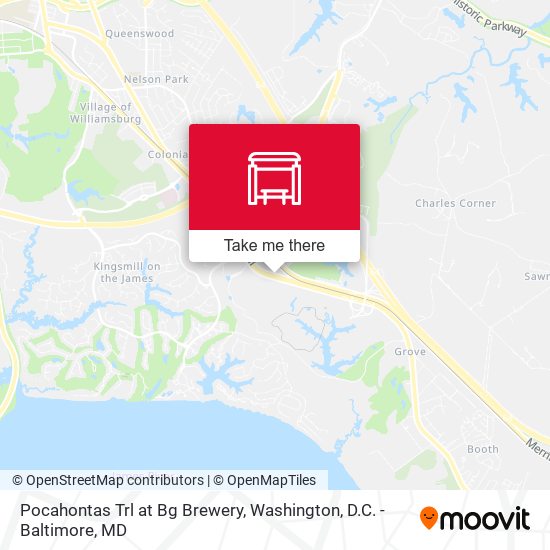 Mapa de Pocahontas Trl at Bg Brewery