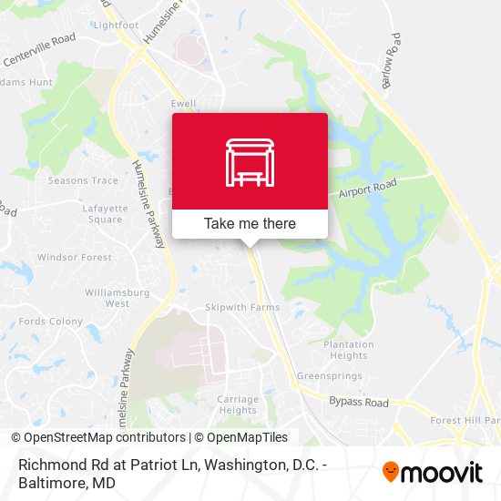 Mapa de Richmond Rd at Patriot Ln