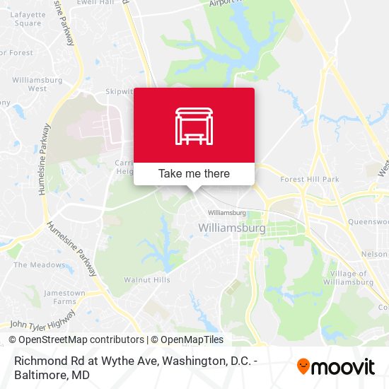Mapa de Richmond Rd at Wythe Ave