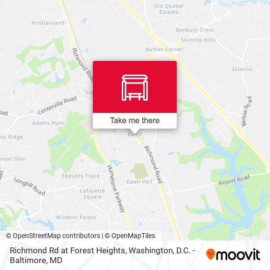 Richmond Rd at Forest Heights map