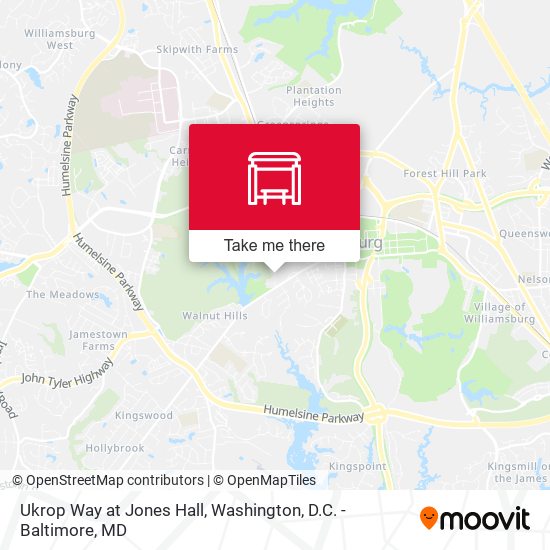Ukrop Way at Jones Hall map
