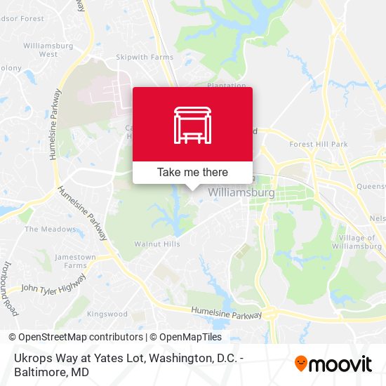 Ukrops Way at Yates Lot map