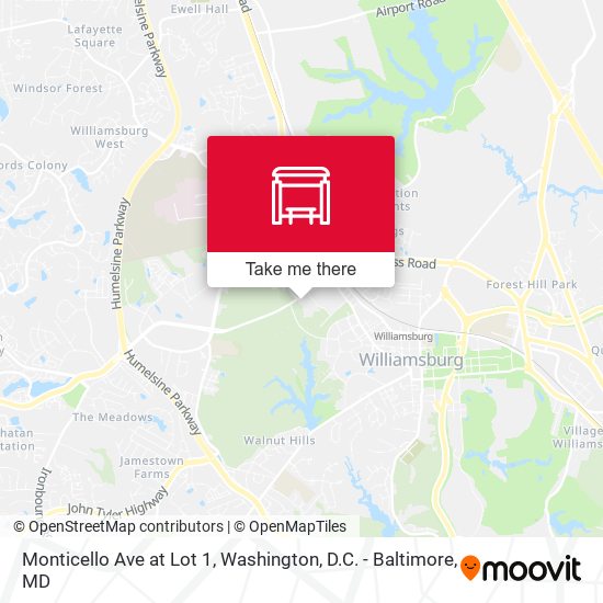 Mapa de Monticello Ave at Lot 1
