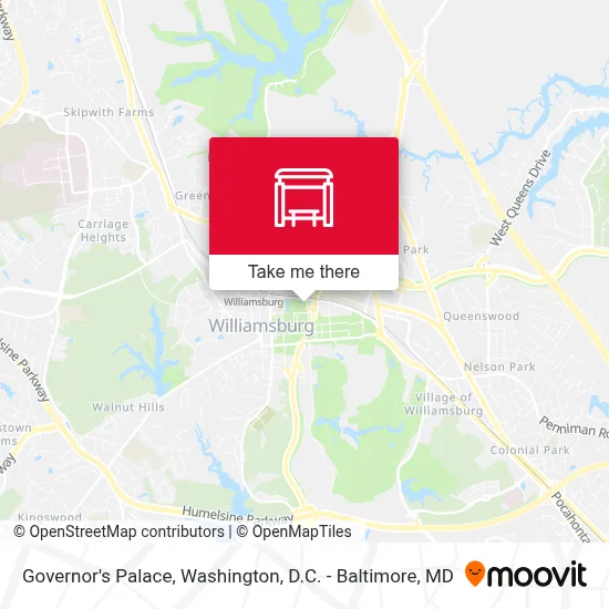 Governor's Palace map