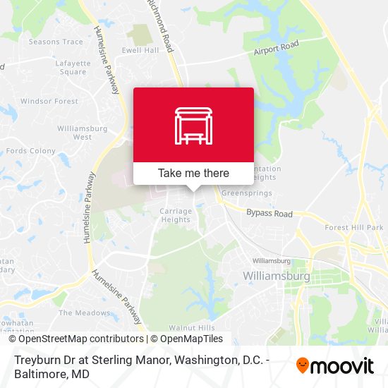 Treyburn Dr at Sterling Manor map