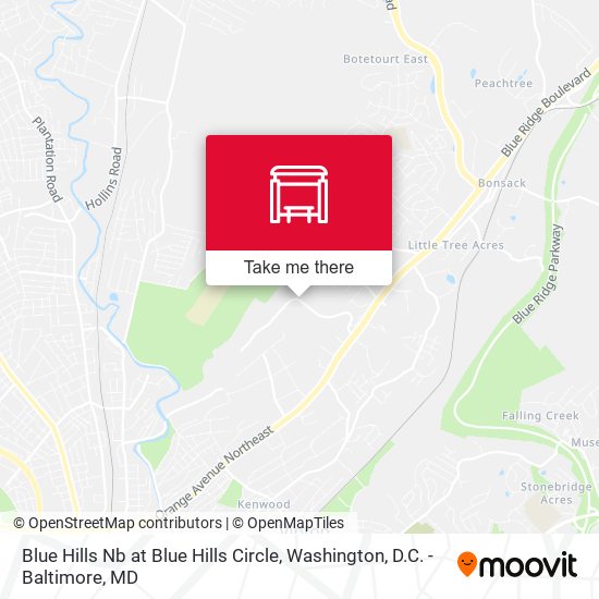 Mapa de Blue Hills Nb at Blue Hills Circle