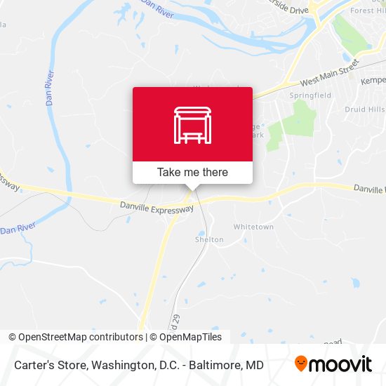Carter's Store map