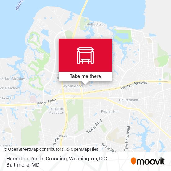 Hampton Roads Crossing map