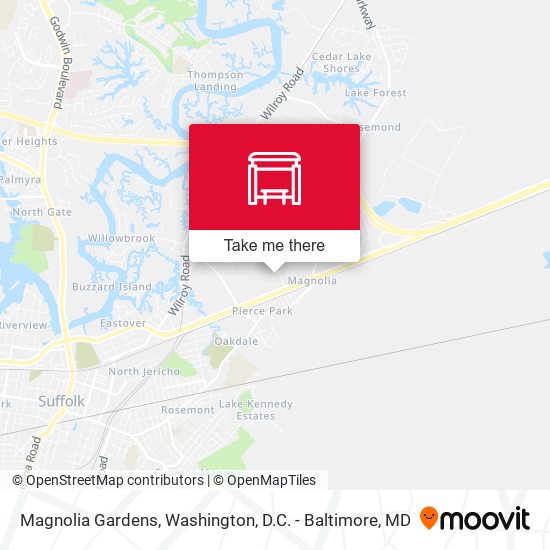 Magnolia Gardens map