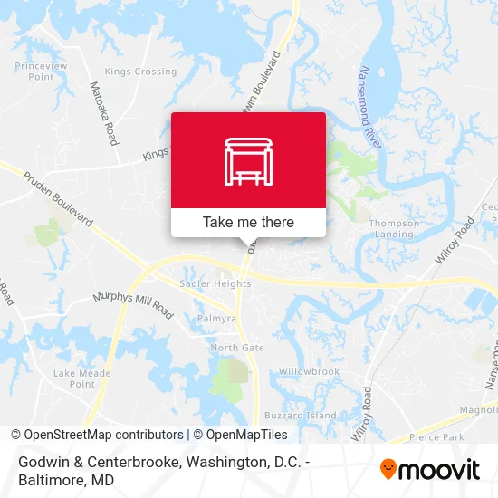 Godwin & Centerbrooke map