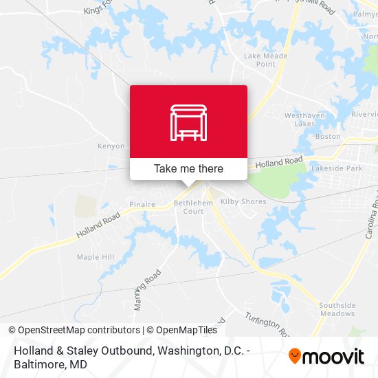 Holland & Staley Outbound map