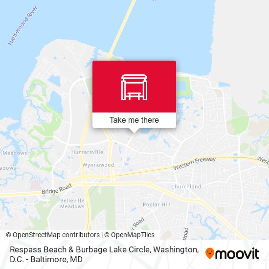 Mapa de Respass Beach & Burbage Lake Circle