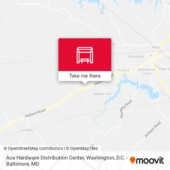 Ace Hardware Distribution Center map