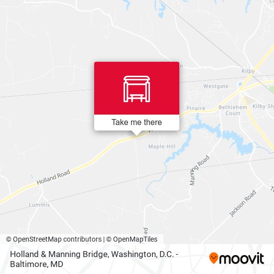 Mapa de Holland & Manning Bridge