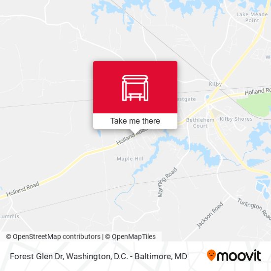 Mapa de Forest Glen Dr