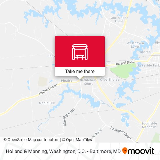 Holland & Manning map