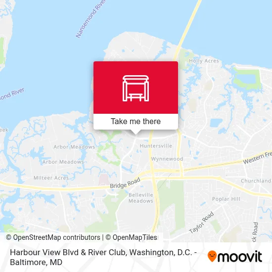 Harbour View Blvd & River Club map