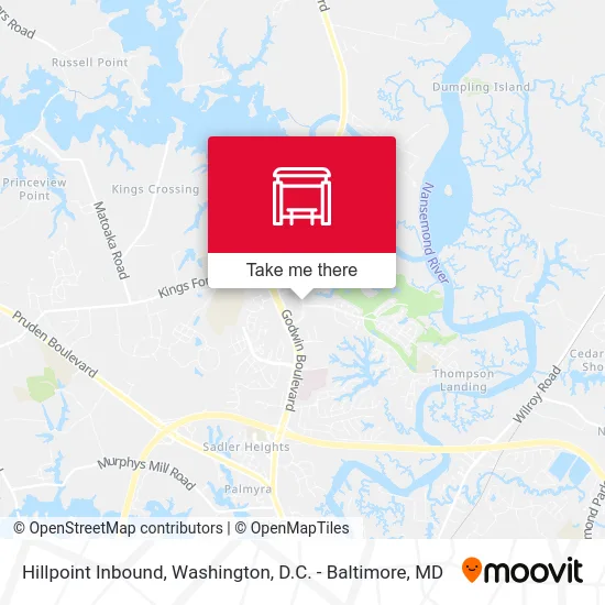Hillpoint Inbound map