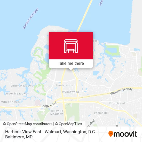 Harbour View East - Walmart map