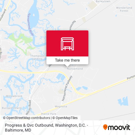 Progress & Qvc Outbound map