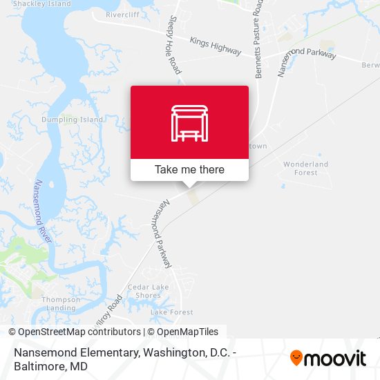 Mapa de Nansemond Elementary