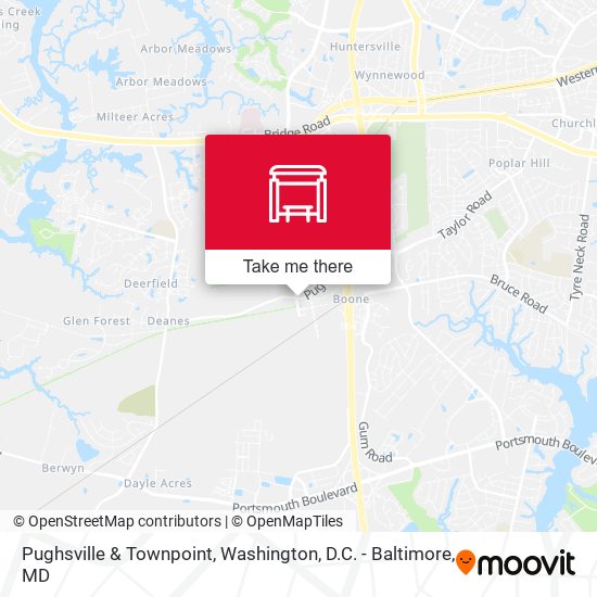 Mapa de Pughsville & Townpoint