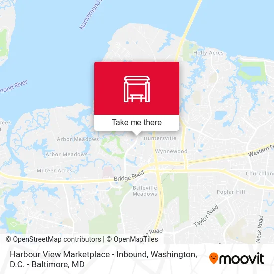 Harbour View Marketplace - Inbound map
