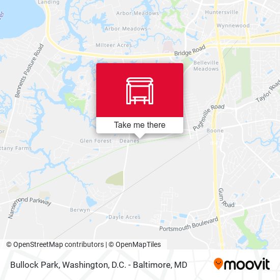 Bullock Park map