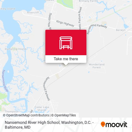 Mapa de Nansemond River High School