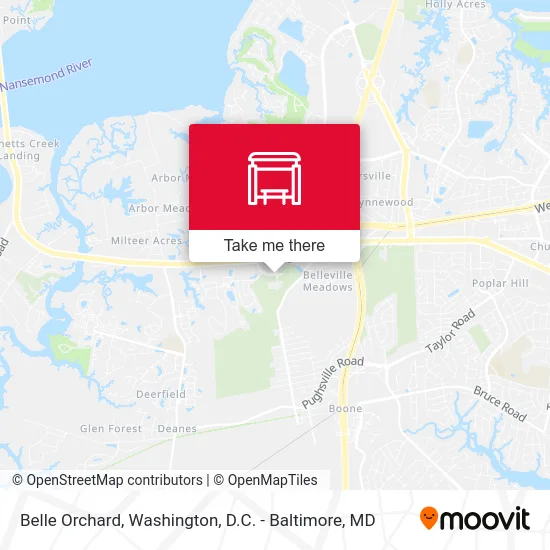 Belle Orchard map