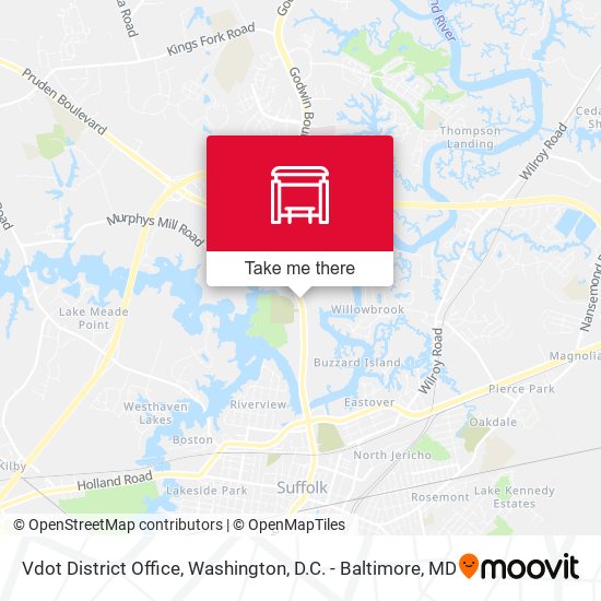 Mapa de Vdot District Office