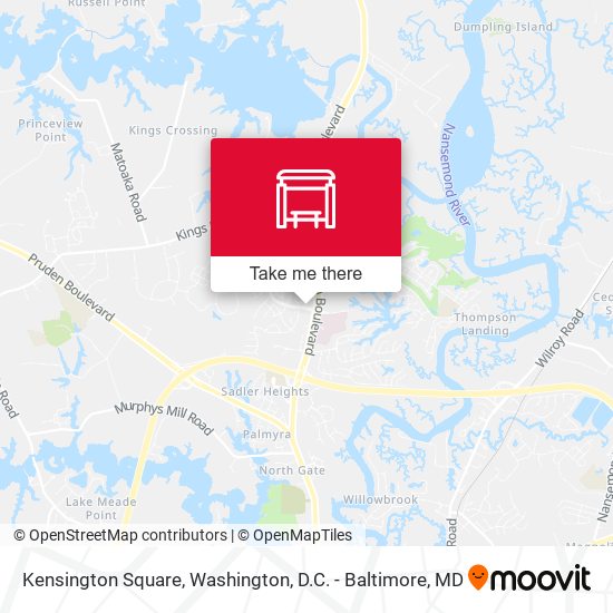 Mapa de Kensington Square