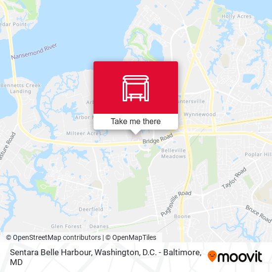 Mapa de Sentara Belle Harbour