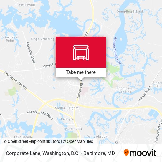Corporate Lane map