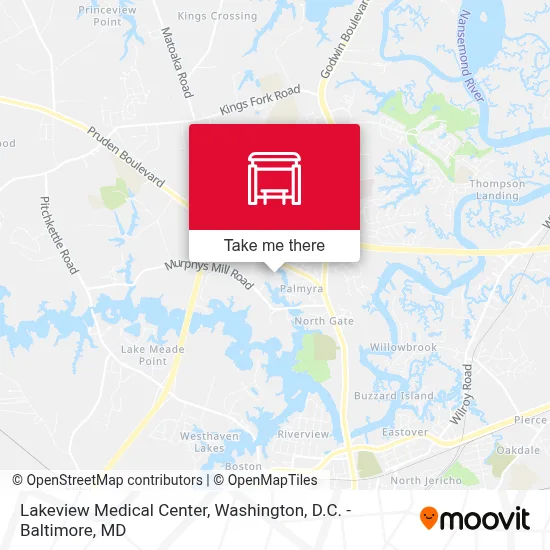 Lakeview Medical Center map