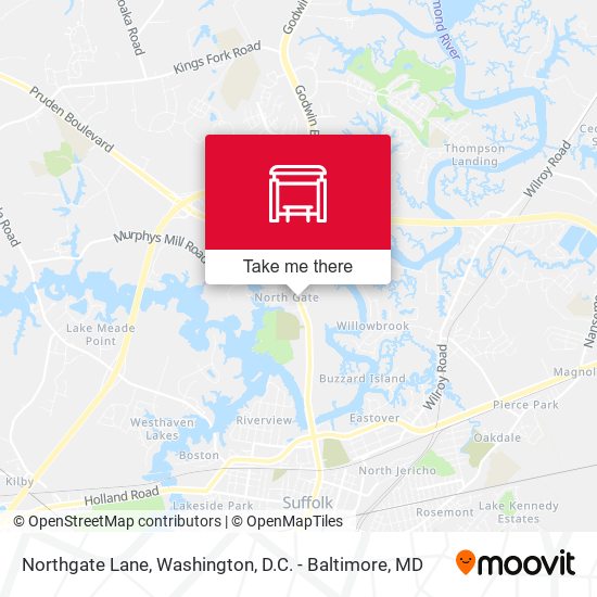 Northgate Lane map