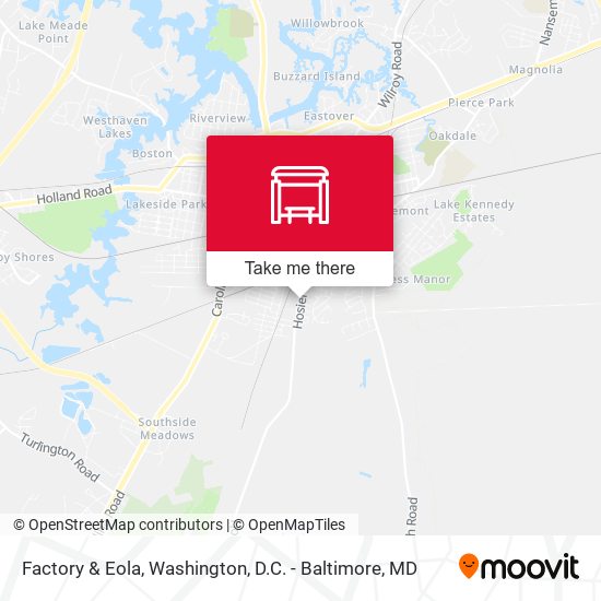 Factory & Eola map